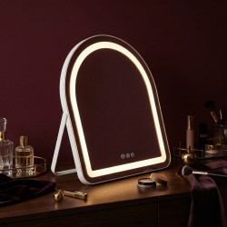 REA - Zrcadlo LED GLAM White 40x45cm (HOM-12018)