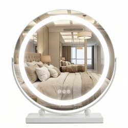 REA - Zrcadlo LED MAKE-UP White 40 cm (HOM-12019)