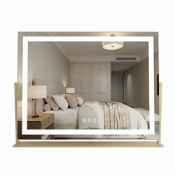 REA - Zrcadlo LED STUDIO L.Gold 58x45 (HOM-01801)