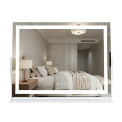 REA - Zrcadlo LED STUDIO White 58x45 (HOM-12017)