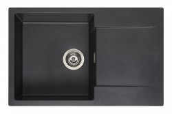 Reginox Mini Amsterdam 760.0 Black metalic (silvery) (8712465033463)
