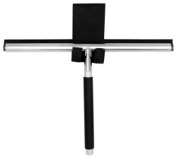 RIDDER - CERA stěrka do sprchy, černá, nerez lesk (13211110)