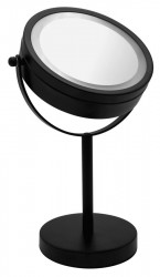 RIDDER - DAISY kosmetické zrcátko LED, černá (03111010)