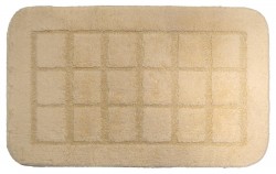 RIDDER - DELHI Koupelnová předložka 50x80 cm s protiskluzem, 100% polyester, béžová (1712311)