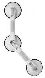 RIDDER - HANDICAP madlo odnímatelné s nastavitelným úhlem, bílá (A0256001)