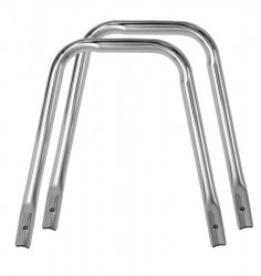 RIDDER - HANDICAP opěrná madla ke koupelnové stoličce, chrom (A173100)