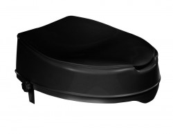 RIDDER - HANDICAP WC sedátko zvýšené 10cm, černá (A0071010)