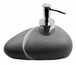 RIDDER - LITTLE ROCK dávkovač mýdla na postavení, šedá (22190507)
