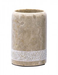 RIDDER - POSH sklenka na postavení, mramor, béžová (2234119)