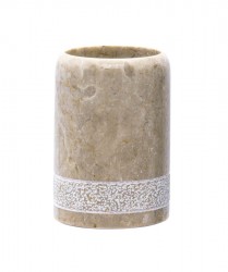 RIDDER - POSH sklenka na postavení, mramor, béžová (2234119)