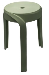 RIDDER - STAN koupelnová stolička, průměr 30cm, verde (A176105)