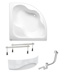 Rohová vana Laguna Samanta Plus 140x140 cm akrylát levá i pravá SIKOSM1400APNP (SIKOSM1400APNP)