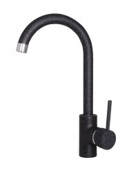 Rubineta - Dřezová baterie AXE-33 Černý granit (OLBAAXE33BK)