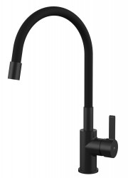 Rubineta - Dřezová baterie FLEXY-33 NEW Černá (OLBAFL33BK2)