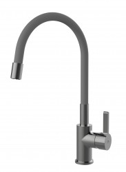 Rubineta - Dřezová baterie FLEXY-33 NEW Šedá (OLBAFL33TS)