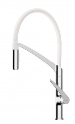 Rubineta - Dřezová baterie ULTIMA U-50 - bílá/chrom (OLBAU50WT)