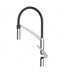 Rubineta - Dřezová baterie ULTIMA U-50 - černá/chrom (OLBAU50)