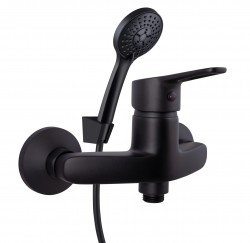 Rubineta - Sprchová baterie UNO-12/K NEW černá (OLBAUN12KBNEW)