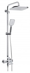 Rubineta - Sprchový a vanový set SET VENETO+EASY PUSH-10, chrom (OLBA625140)