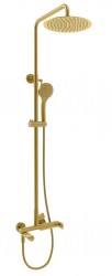 Rubineta - Sprchový set s pákovou baterií ULTRA-10 OLO GOLD, zlatá (OLBA625146)
