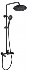 Rubineta - Sprchový set s pákovou batériou ULTRA-10 OLO - Farebnica - Čierna (OLBA625123)