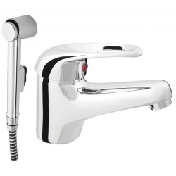 Rubineta - Umyvadlová baterie s bidetovou sprškou PRINCE P-17 STAR (OLBAP17M)