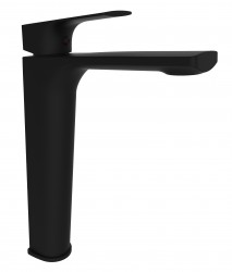 Rubineta - Umyvadlová vysoká baterie MODENA-18D černá (OLBAMOD18DB)