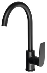 SAMONA - KORANA stojánková dřezová baterie, černá mat (10221401B)