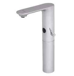 SANELA - Automatická umyvadlová směšovací baterie, bateriové napájení, chrom (SLU 60B)