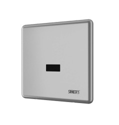 SANELA - Automatický splachovač pisoáru, s elektronikou ALS, 6 V, Bluetooth, matný nerez (SLP 02KBX)