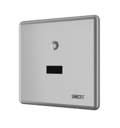 SANELA - Automatický splachovač WC, s elektronikou ALS na tlakovou vodu, 24 V DC, Bluetooth, matný nerez (SLW 01NKX)