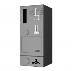 SANELA - Automaty Mincovní automat dveřního zámku s eurozámkem, antivandal, matný nerez (SLZA 40V)