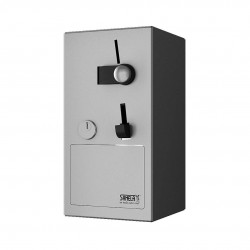 SANELA - Automaty Mincovní automat pro jednofázový spotřebič, matný nerez (SLZA 41)