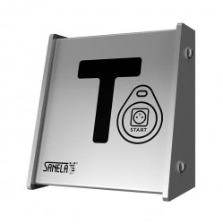 SANELA - Automaty Nástěnný automat pro jednofázový spotřebič RFID, matný nerez (SLZA 30B)