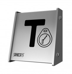 SANELA - Automaty Nástěnný RFID spínač závory, matný nerez (SLZA 30E)