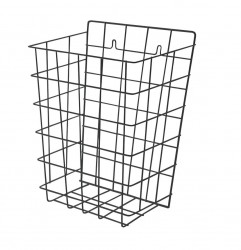 SANELA - Drátěné koše Drátěný koš, 360x290x180 mm, ocel/černá (SLZN 40V)
