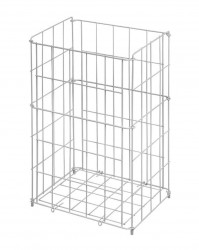 SANELA - Drátěné koše Drátěný koš, 540x340x260 mm, ocel/bílá (SLZN 42)