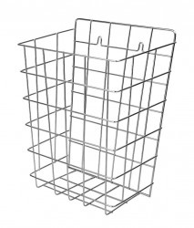 SANELA - Drátěné koše Nerezový drátěný koš, objem 15 l (SLZN 41)