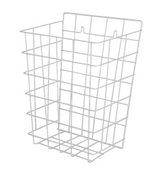 SANELA - Drátěný koš, 15 l, bílá (SLZN 40)
