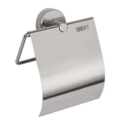 SANELA - Držák toaletního papíru s krytem, lesklý nerez (SLZN 09)