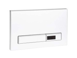 SANELA - Elektronické ovládací tlačítko splachování WC, do rámu SLR 21, bílá (SLW 02A)