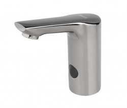 SANELA - Elektronický umyvadlový ventil, bateriové napájení, metal grey (SLU 62HB)