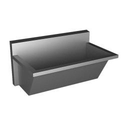SANELA - Lékařský mycí žlab, délka 1500 mm, ocel AISI 316L, matný nerez (SLUN 55L)