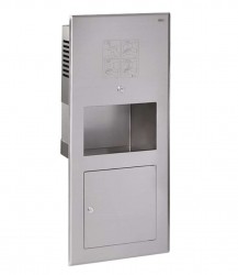 SANELA - Nerezová umyvadla Nerezové multifunkční umyvadlo, přední montáž, Antivandal, matná (SLUN 70P)