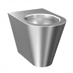 SANELA - Nerezová WC Nerezové stojící WC, antivandal (SLWN 05)