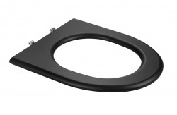 SANELA - Nerezová WC WC sedátko, černá (SLZN 31A)