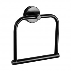 SANELA - Nerezové doplňky Držák na ručník, matná černá (SLZD 06N)