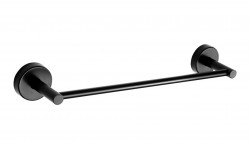 SANELA - Nerezové doplňky Držák ručníků, délka 40 cm, matná černá (SLZD 07N)