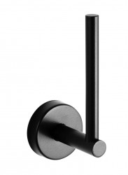 SANELA - Nerezové doplňky Držák toaletního papíru, matná černá (SLZD 23N)