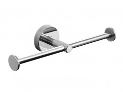 SANELA - Nerezové doplňky Nerezový dvojitý držák toaletního papíru, lesklá nerez (SLZD 21)